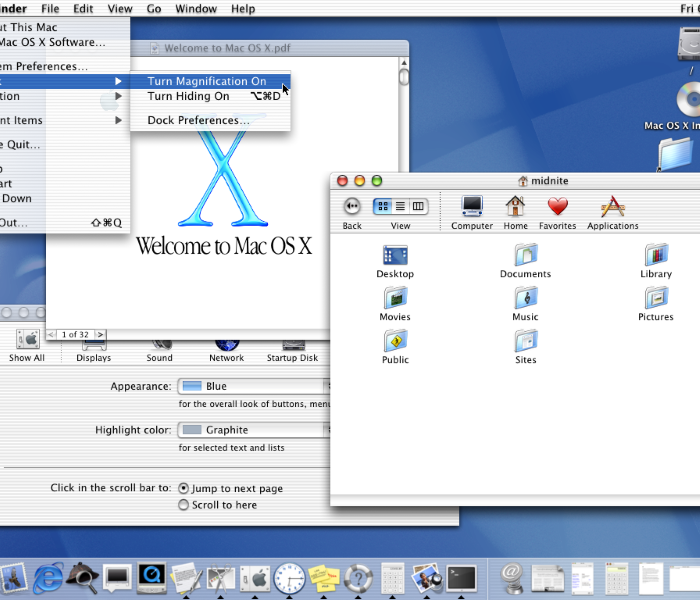 Mac OS X v10.0